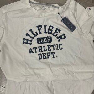 Tommy Hilfiger White Athletic Graphic Tee